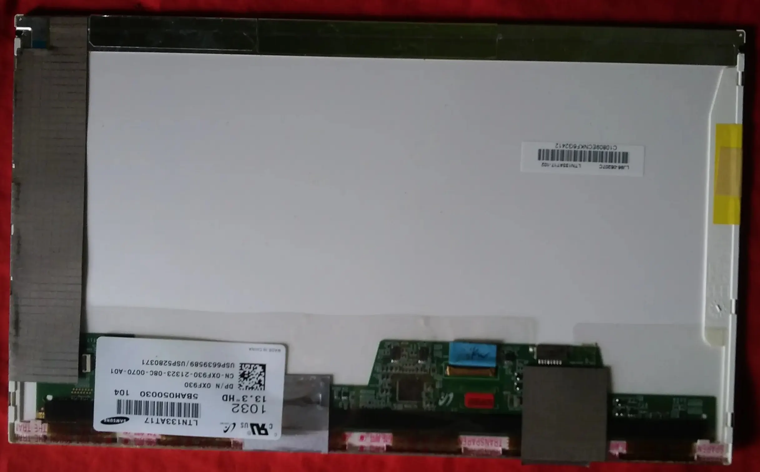 Pantalla Laptop DELL - LTN133AT17- 13.3" - LCD 30 pines